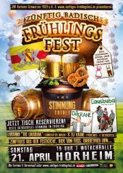 Tickets für 2. Badisches Frühlingsfest Horheim am 21.04.2018 - Karten kaufen